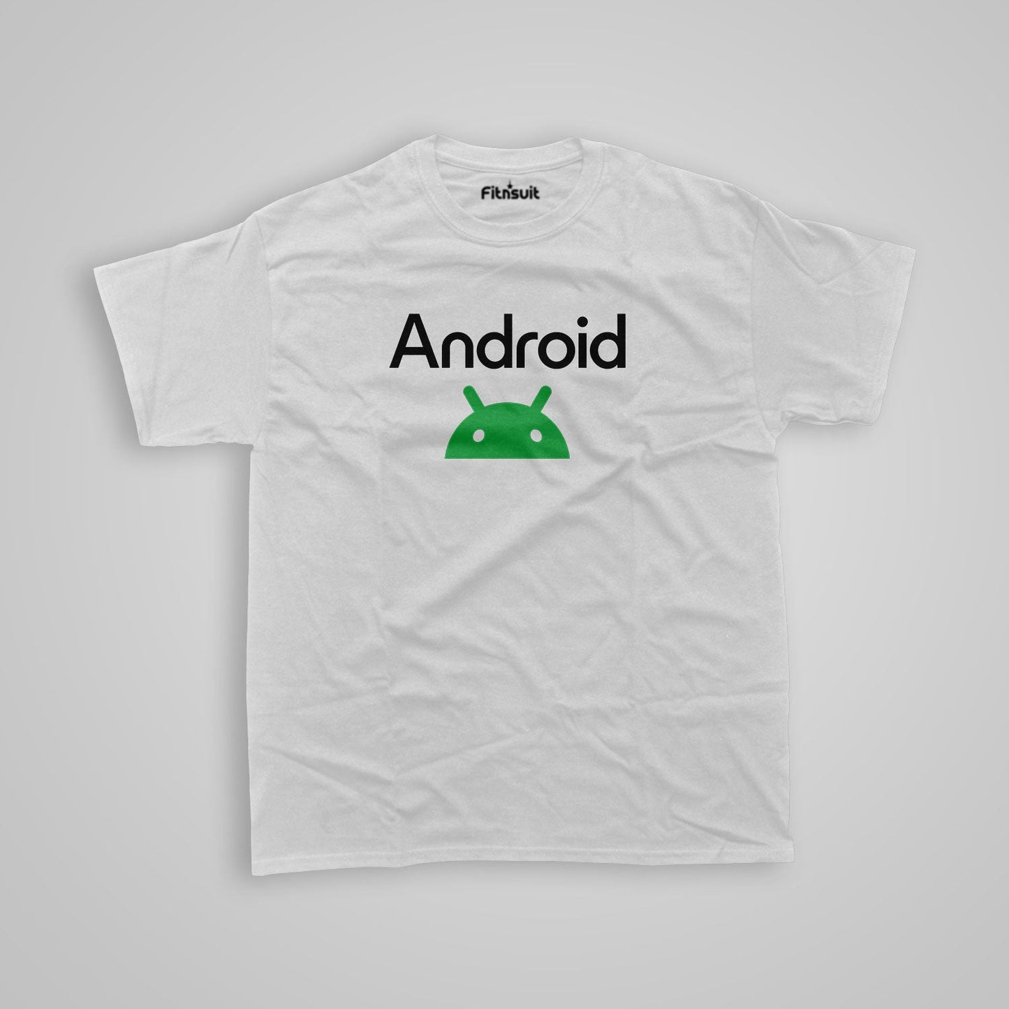Android logo Programmer Typography Unisex Premium T-shirt