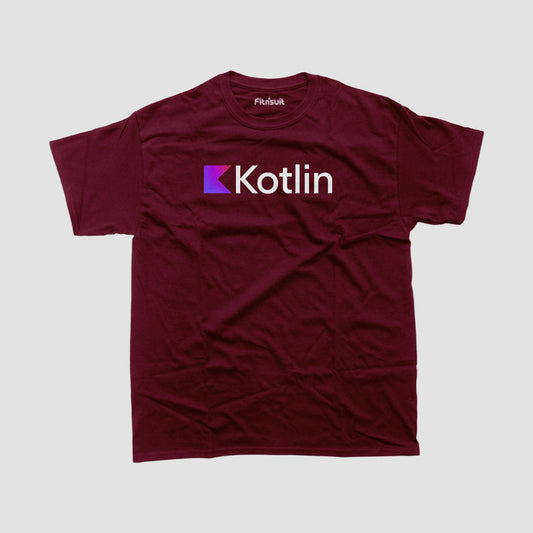 Kotlin  Programmer Typography Unisex Premium T-shirt
