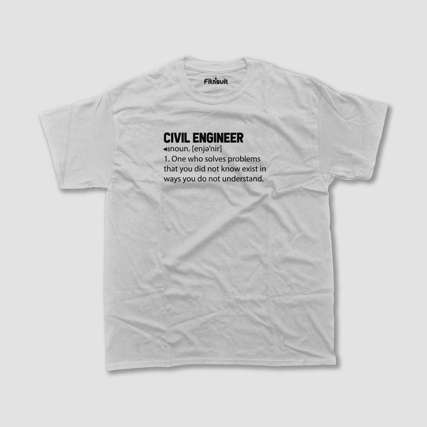 Civil Engineer Definition Problem Solver T shirt