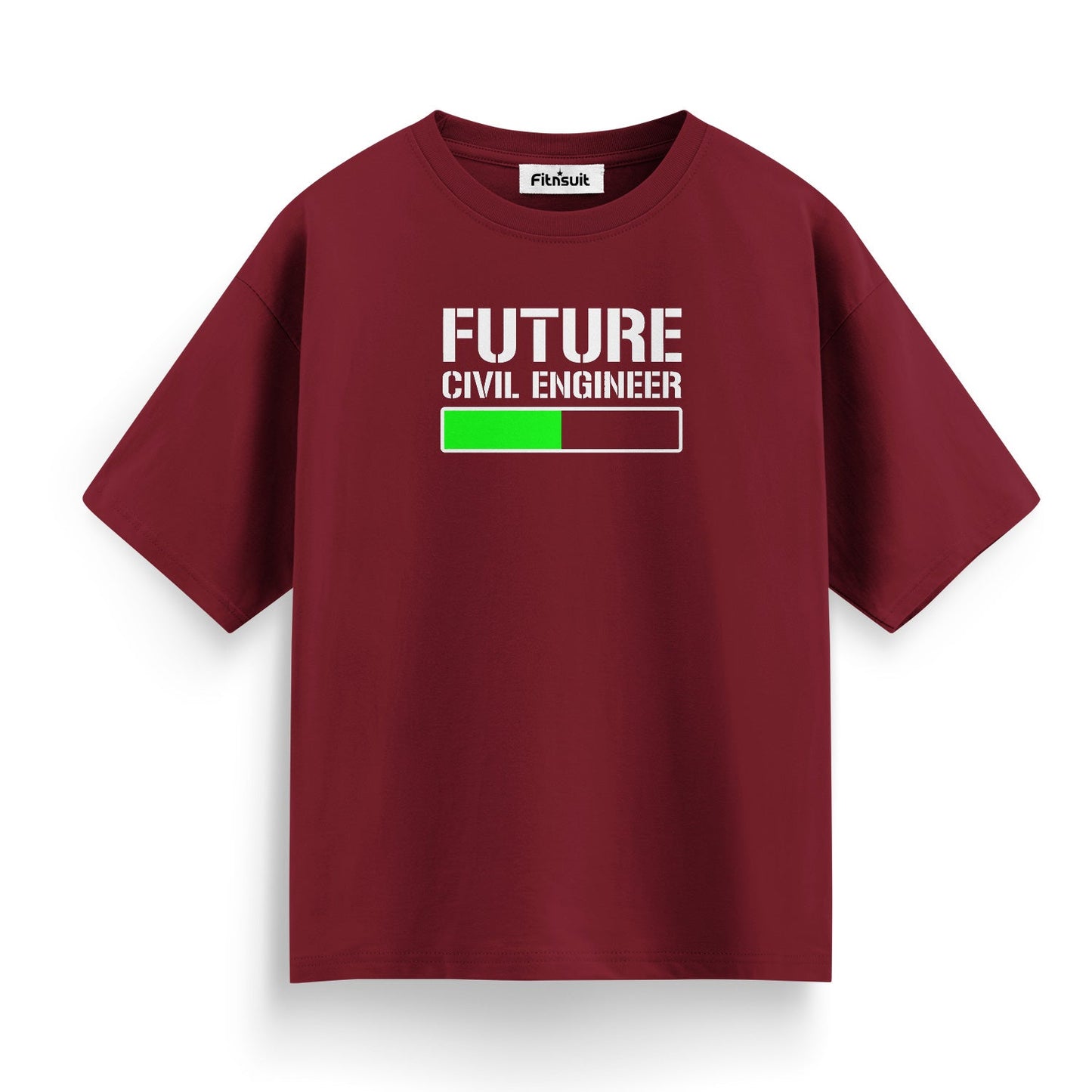 Future Civil Engineer Progress Bar T shirt