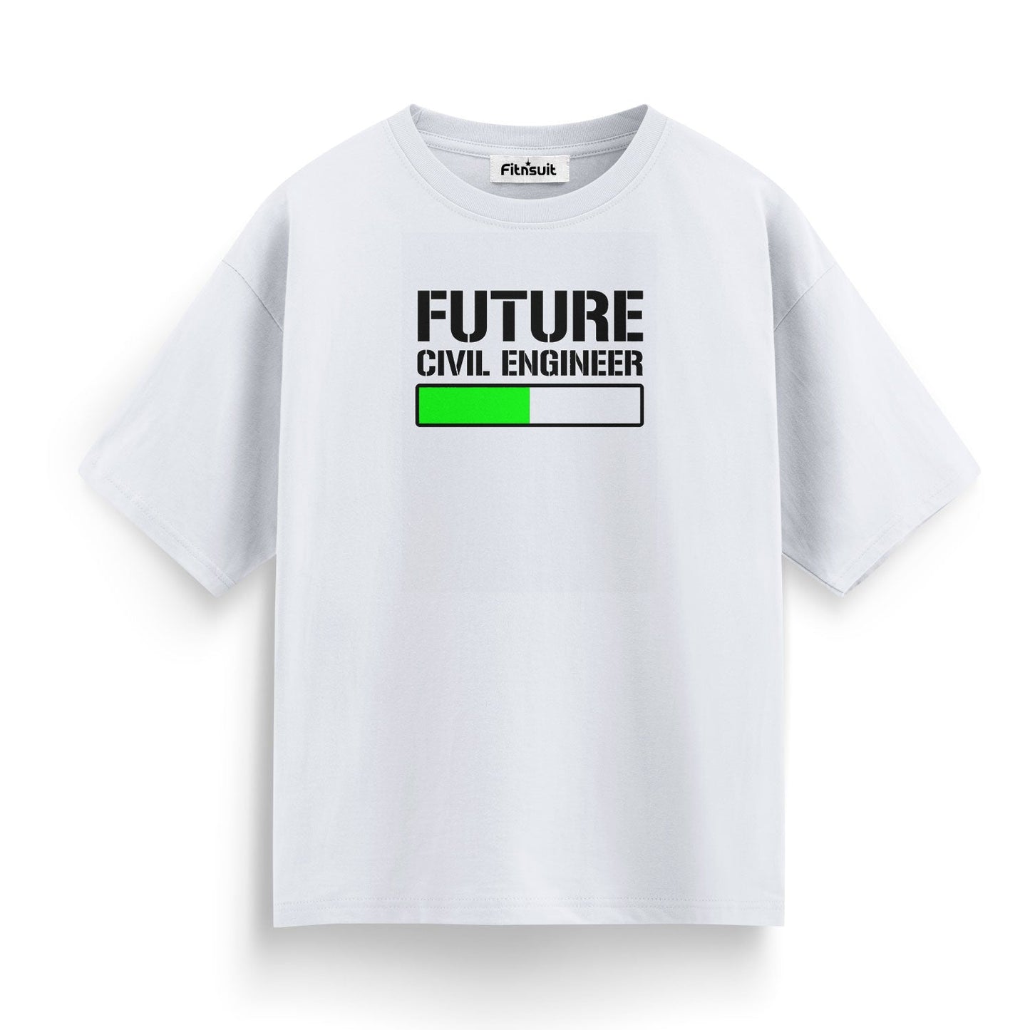 Future Civil Engineer Progress Bar T shirt