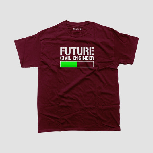 Future Civil Engineer Progress Bar T shirt
