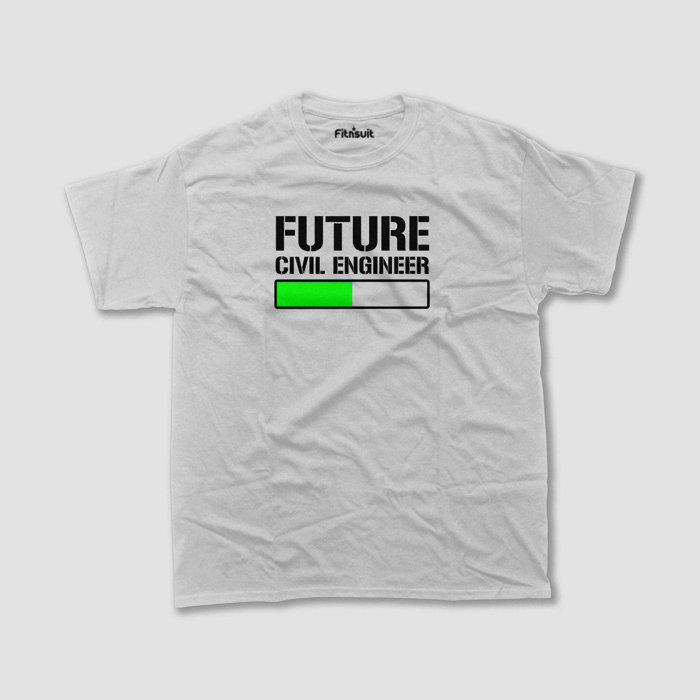 Future Civil Engineer Progress Bar T shirt