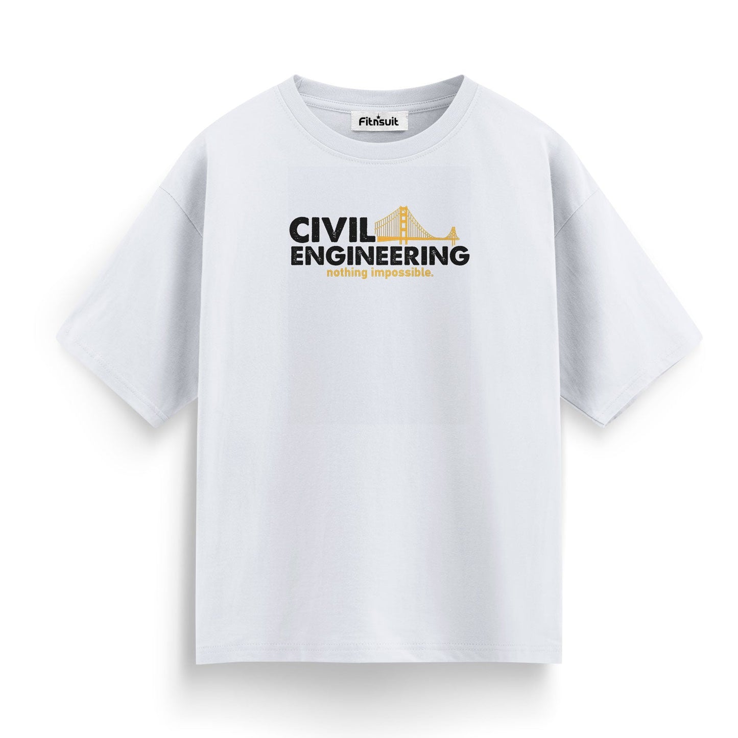 Civil Engineering Nothing Impossible T shirt