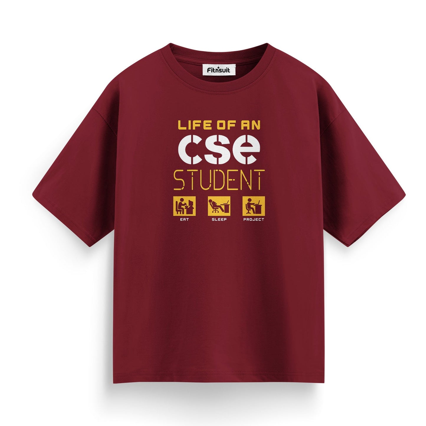 Life Of A CSE Student Icons T shirt
