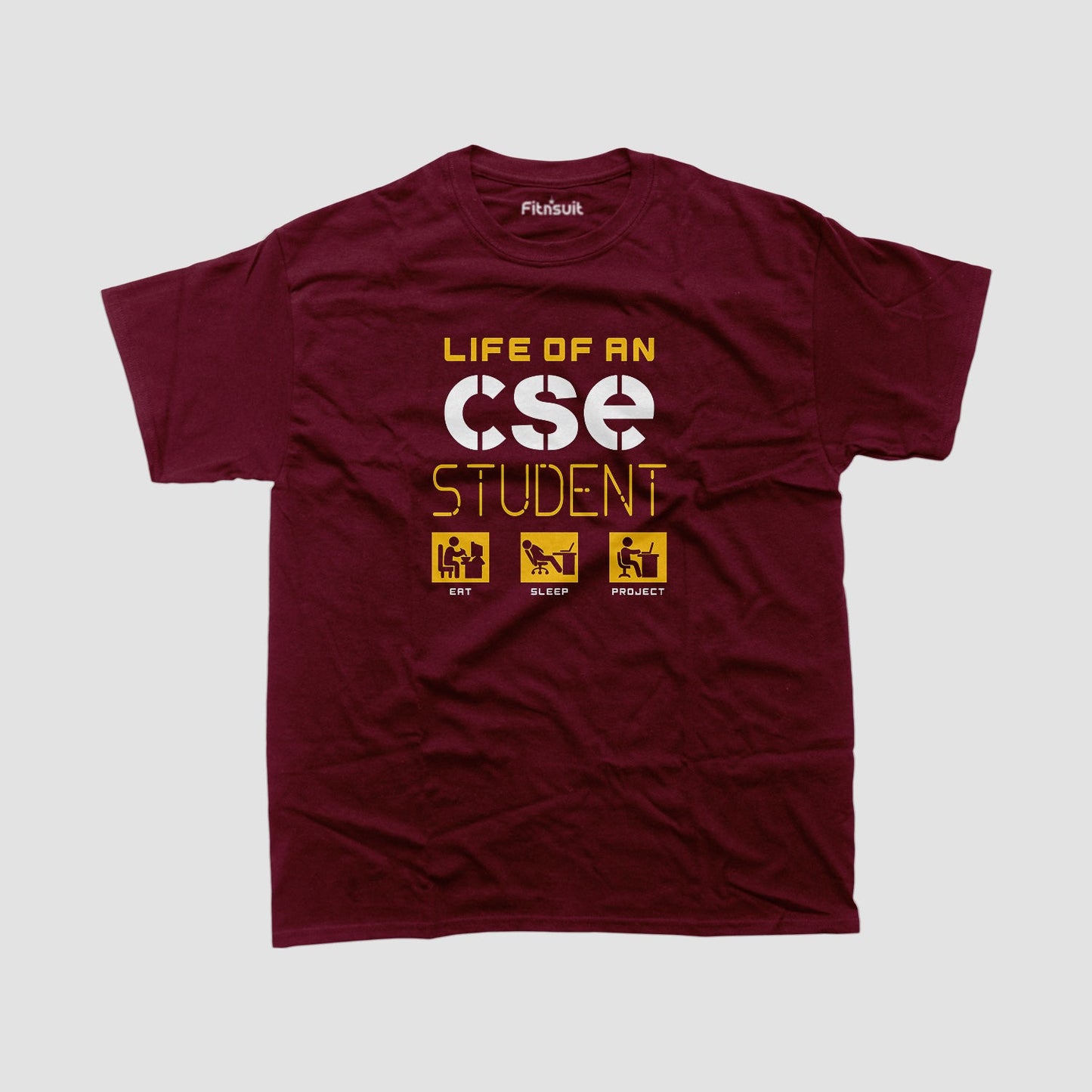 Life Of A CSE Student Icons T shirt