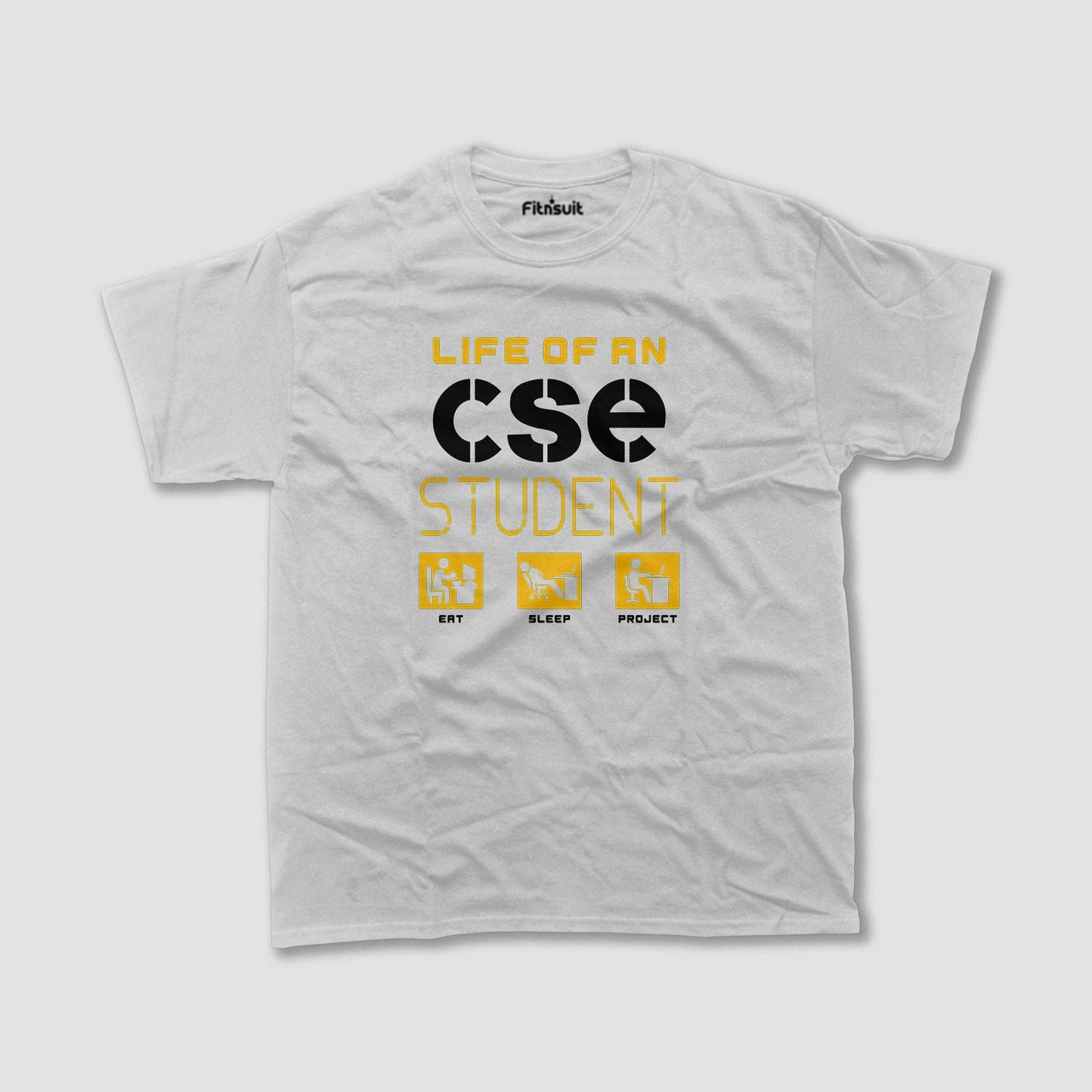 Life Of A CSE Student Icons T shirt