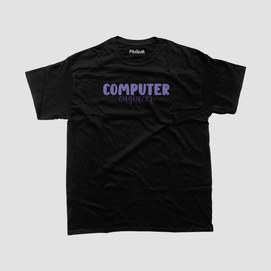 Minimalist Text Computer Engineer CSE Engineer T shirt
