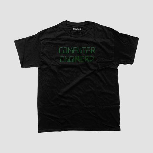 Glitch Style Text Computer Engineer CSE Engineer T shirt
