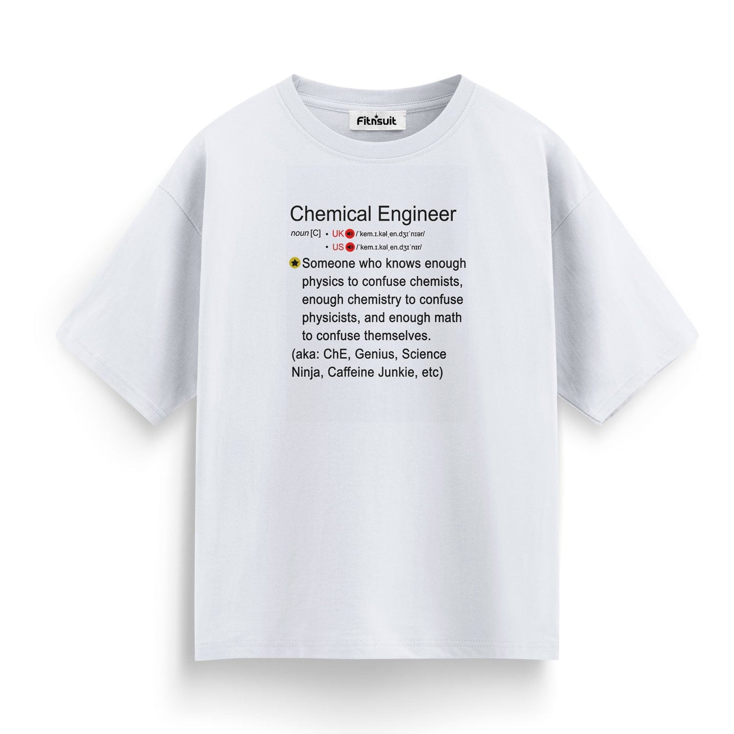 Chemical Engineer Physics Chemistry Math Genius T Shirt