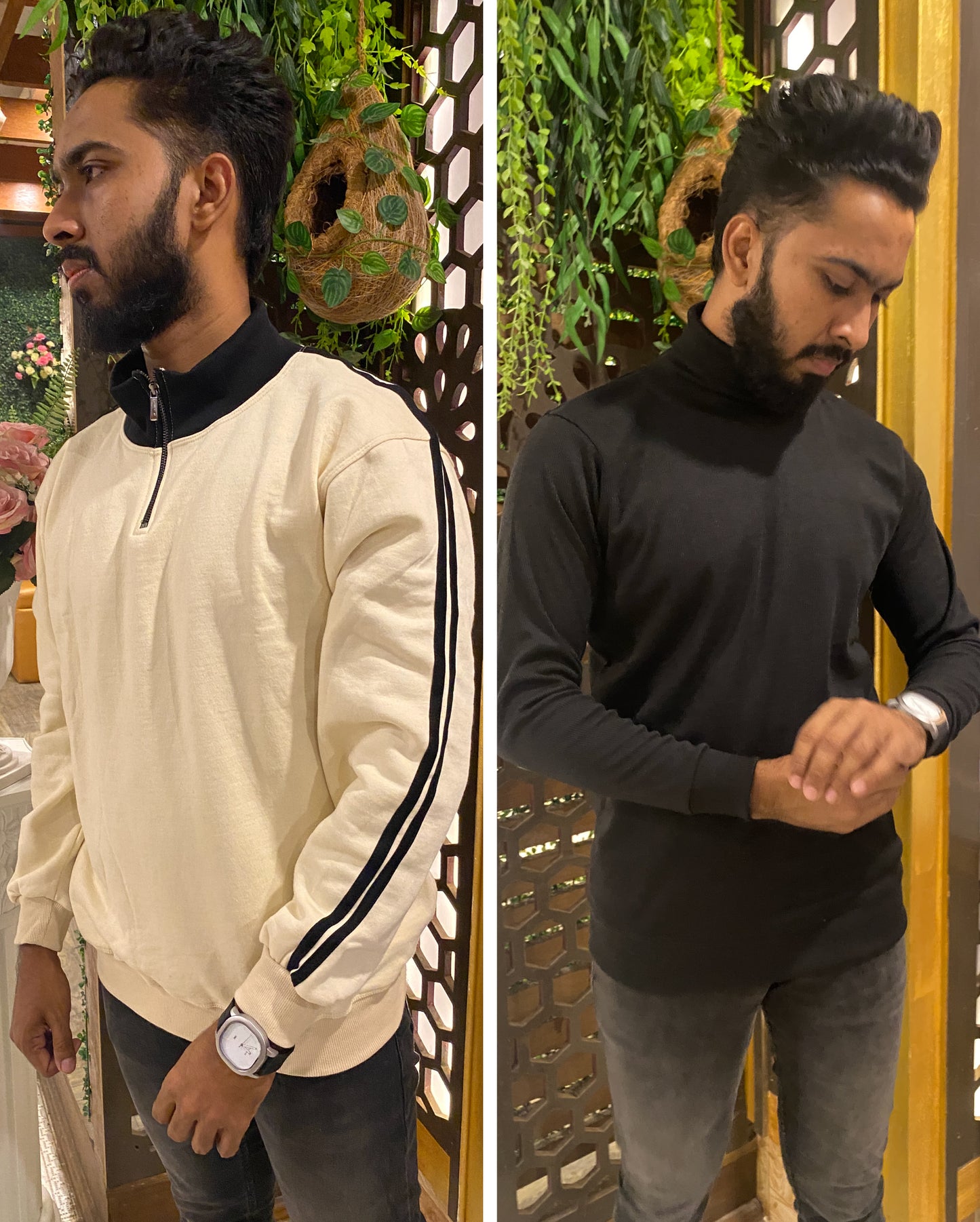 Premium Maroon  Turtel Neck T shirt