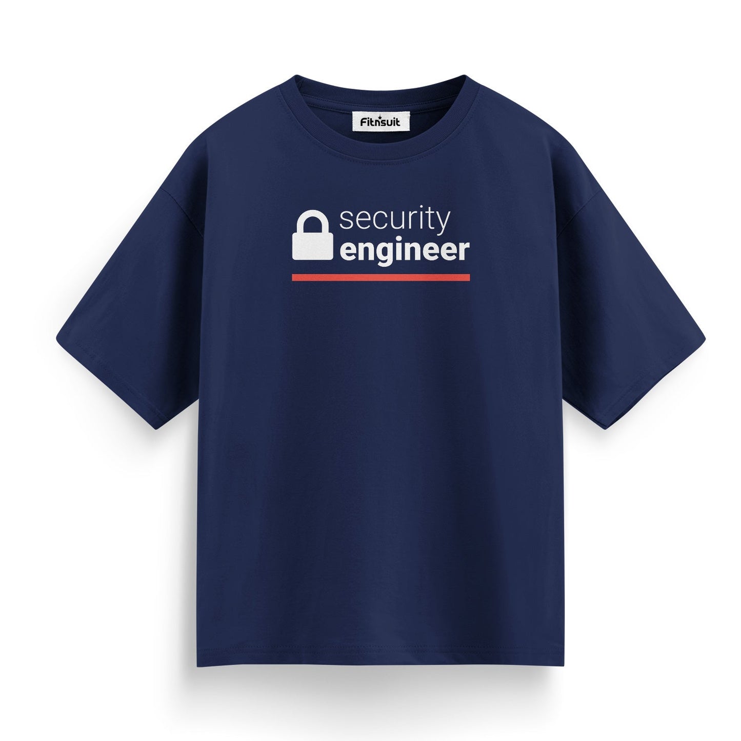Security Engineer with Lock Icon Ethical Hacker T-Shirt