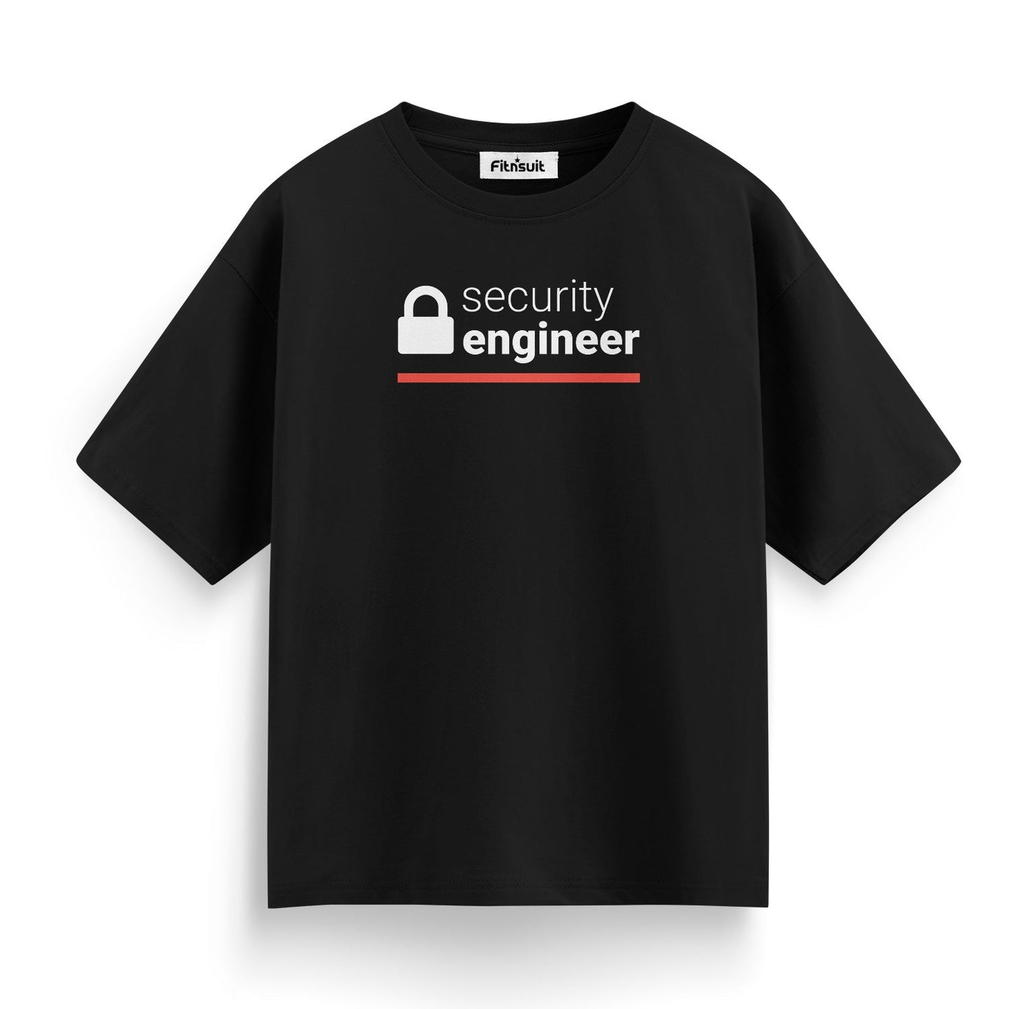 Security Engineer with Lock Icon Ethical Hacker T-Shirt