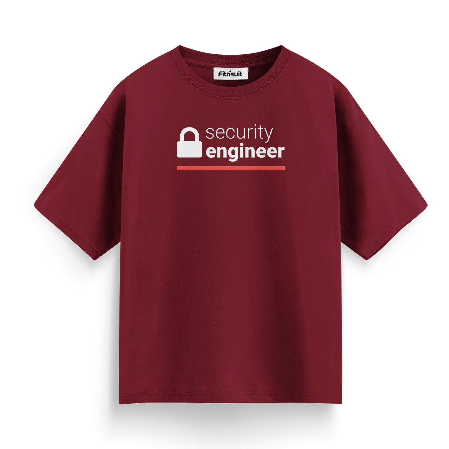 Security Engineer with Lock Icon Ethical Hacker T-Shirt