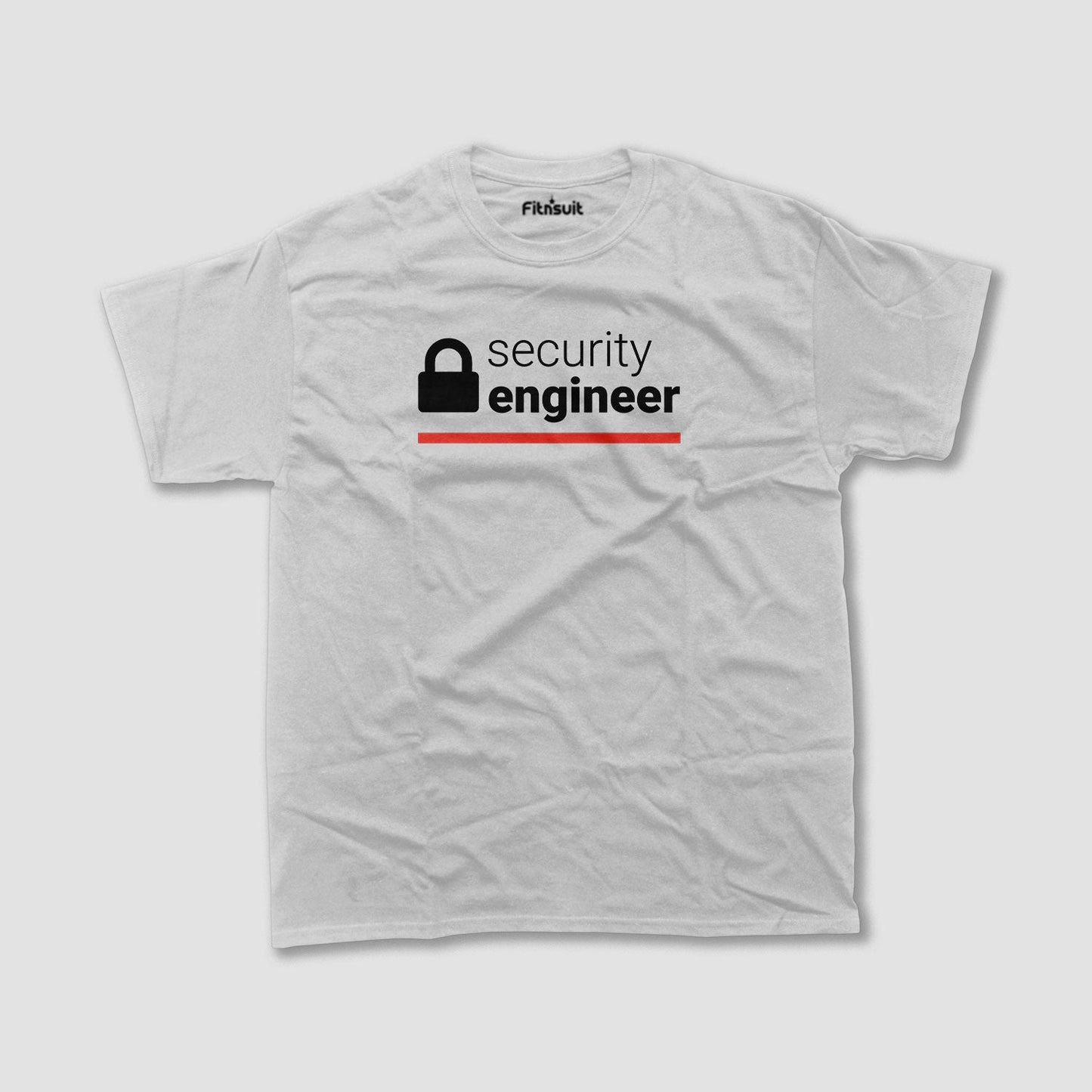 Security Engineer with Lock Icon Ethical Hacker T-Shirt