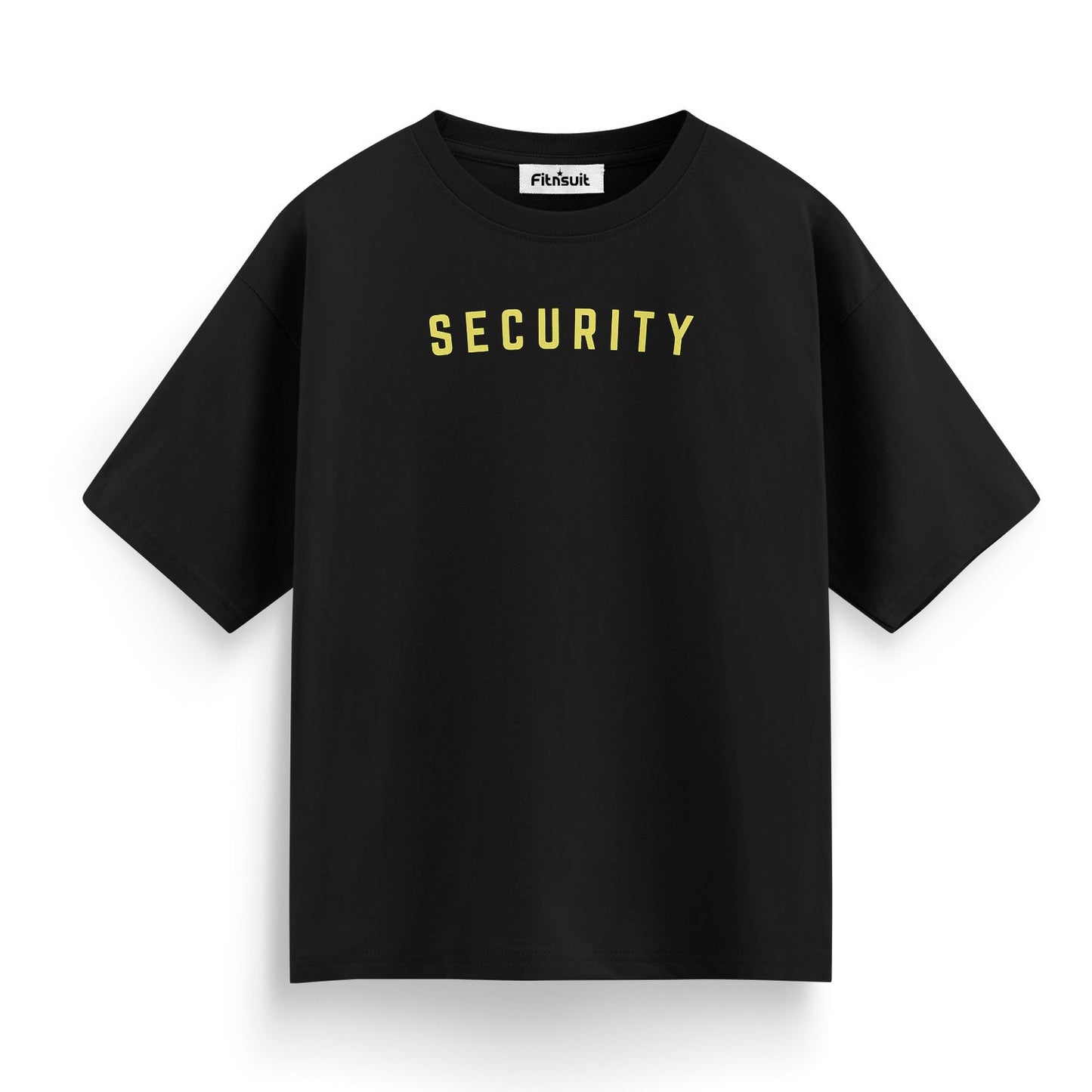 Security Arched Yellow Typography Ethical Hacker T-Shirt