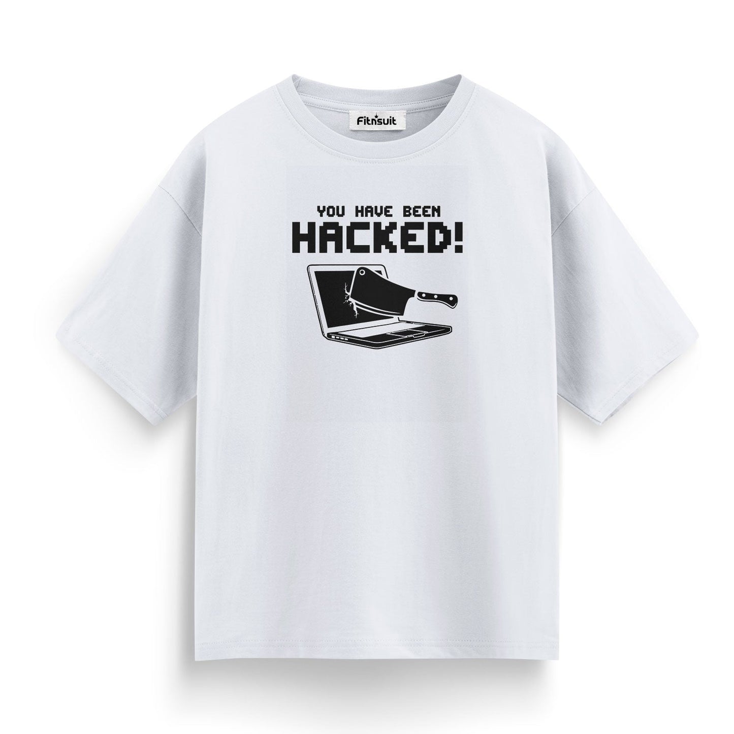 You have been Hacked! Funny typography T shirt for Ethical Hacker.