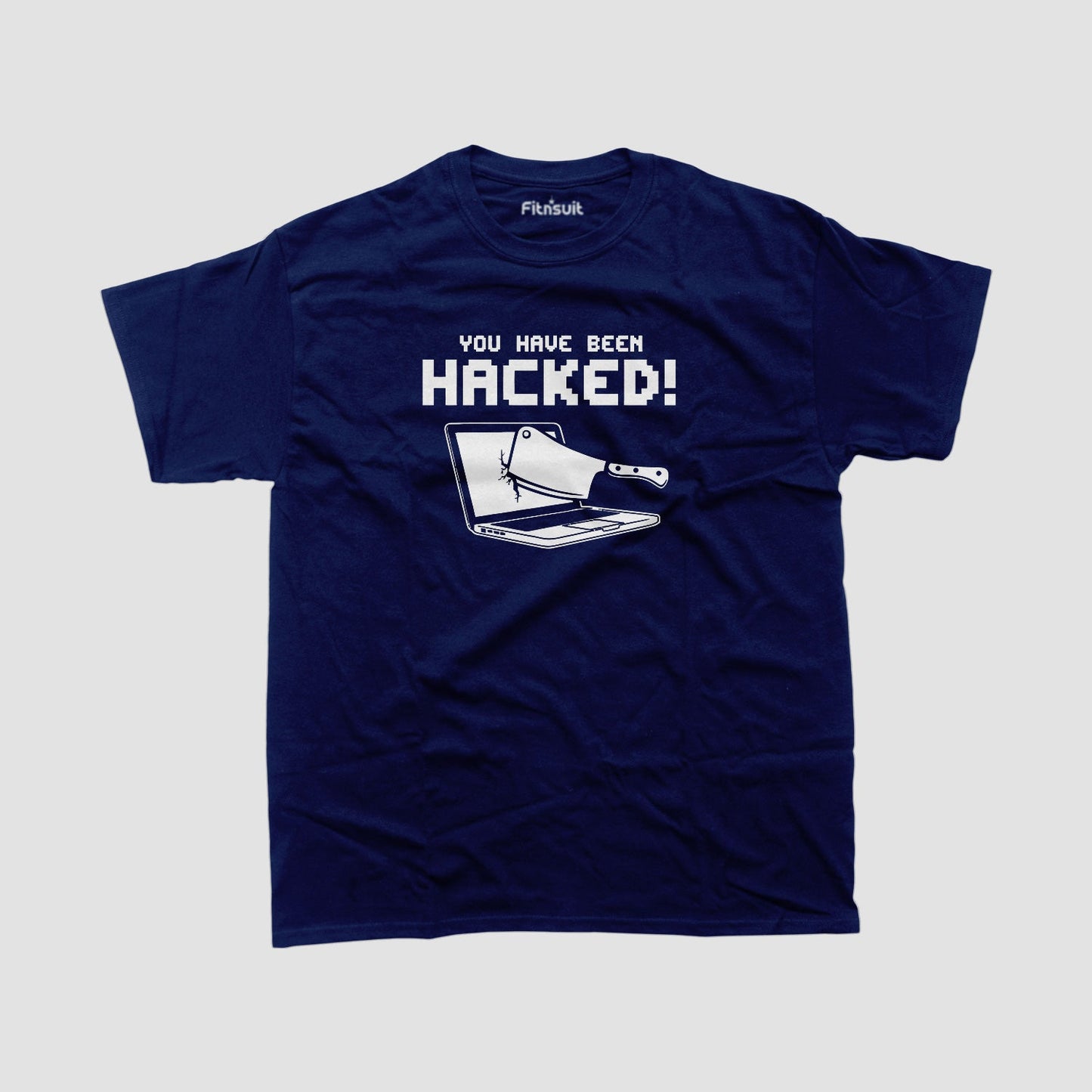 You have been Hacked! Funny typography T shirt for Ethical Hacker.