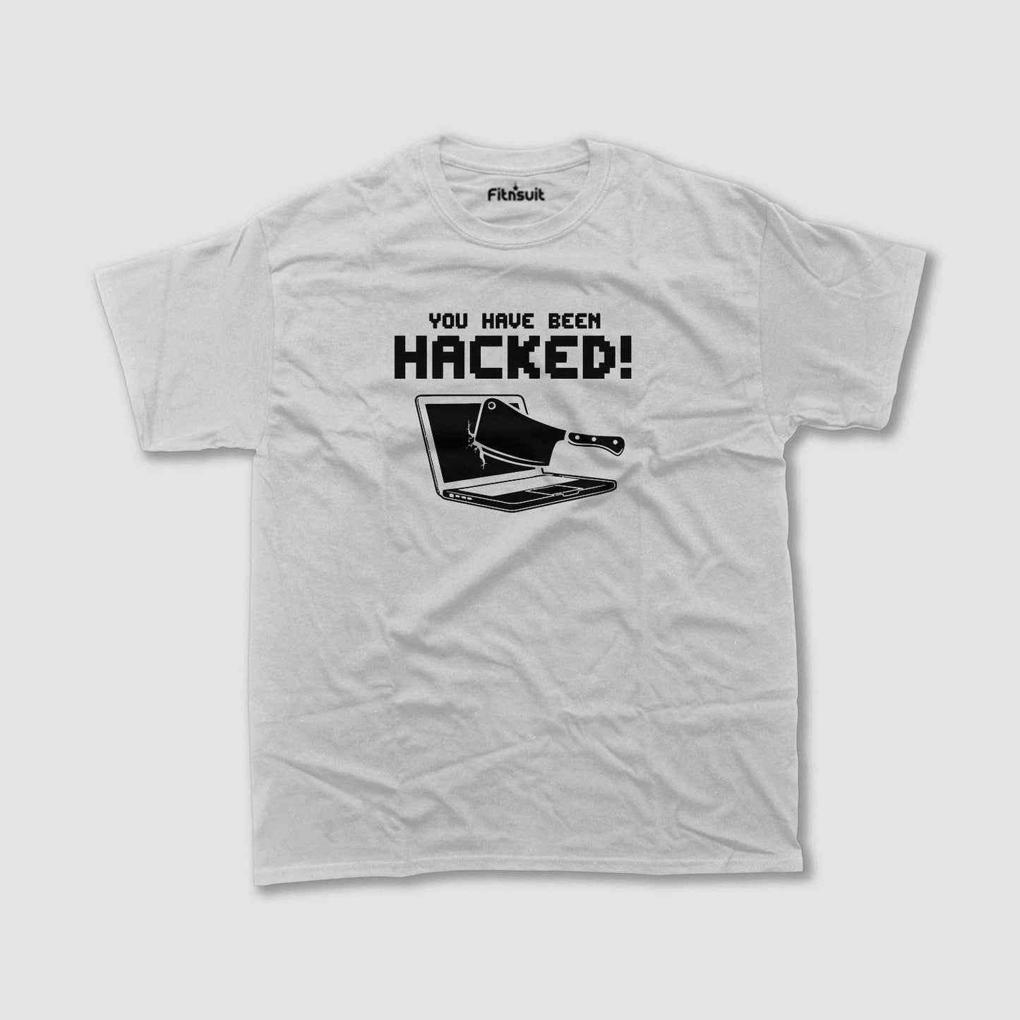 You have been Hacked! Funny typography T shirt for Ethical Hacker.