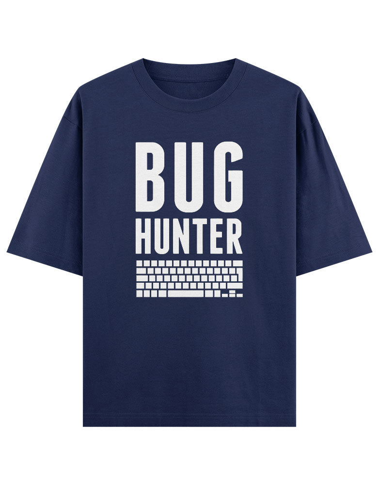 Bug Hunter typography with keyboard T shirt for Bug Hunter Ethical Hacker.