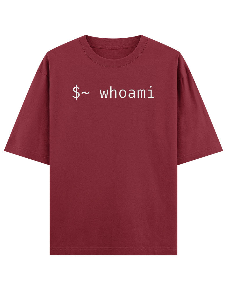 $~ Whoami Funny T shirt for Ethical Hacker.