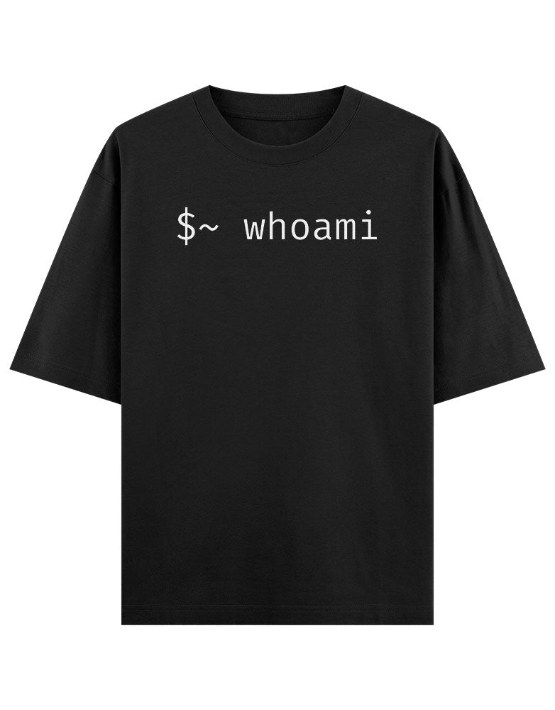 $~ Whoami Funny T shirt for Ethical Hacker.