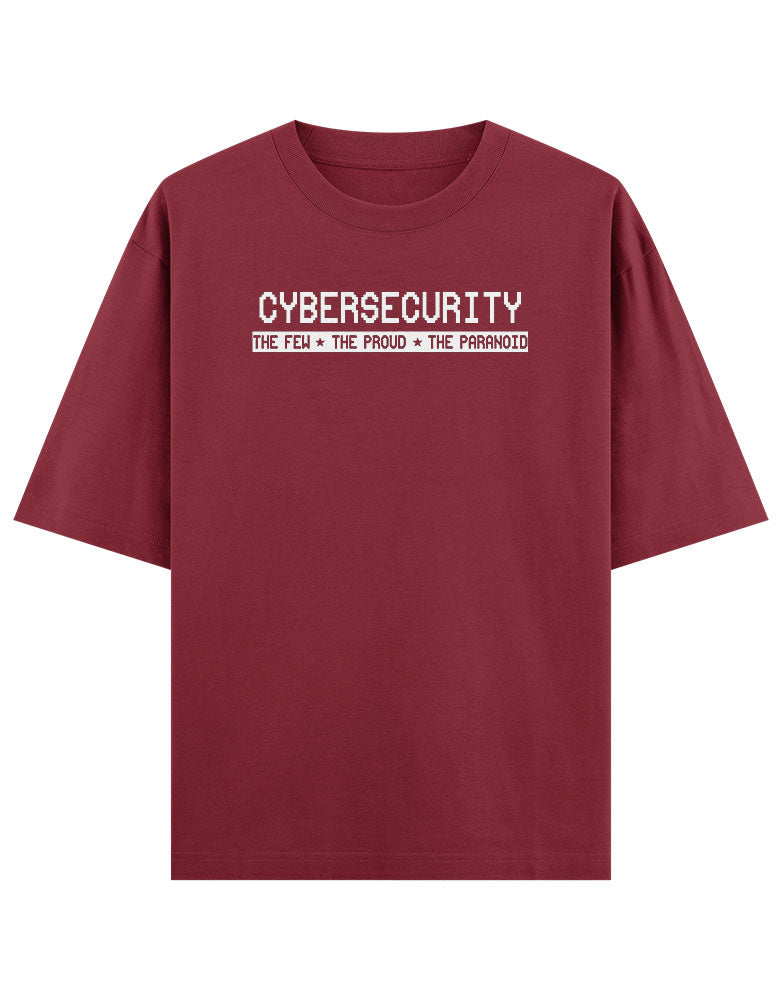 Cybersecurity The few the proud the paradoid T shirt for Ethical Hacker.