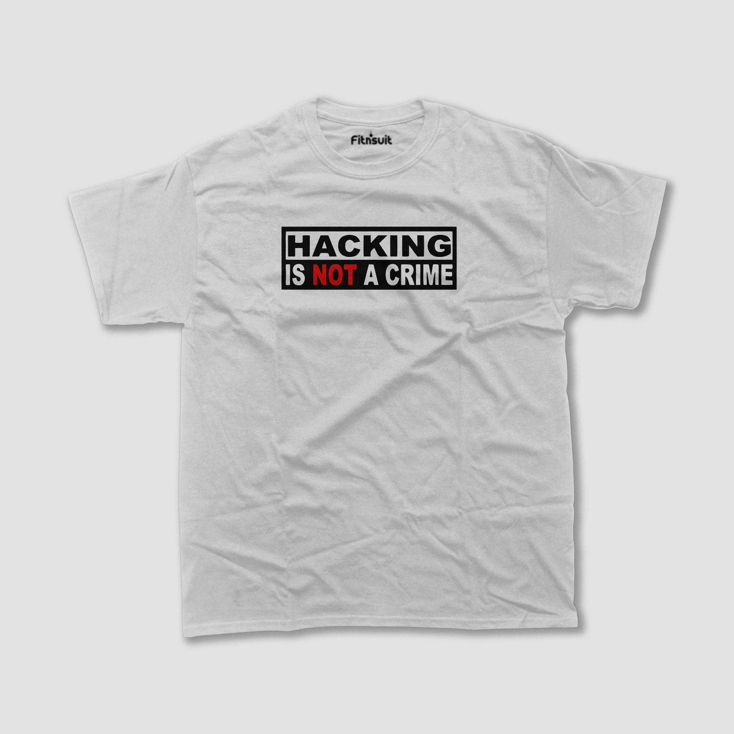 Hacking Is not A crime T shirt for Ethical Hacker.