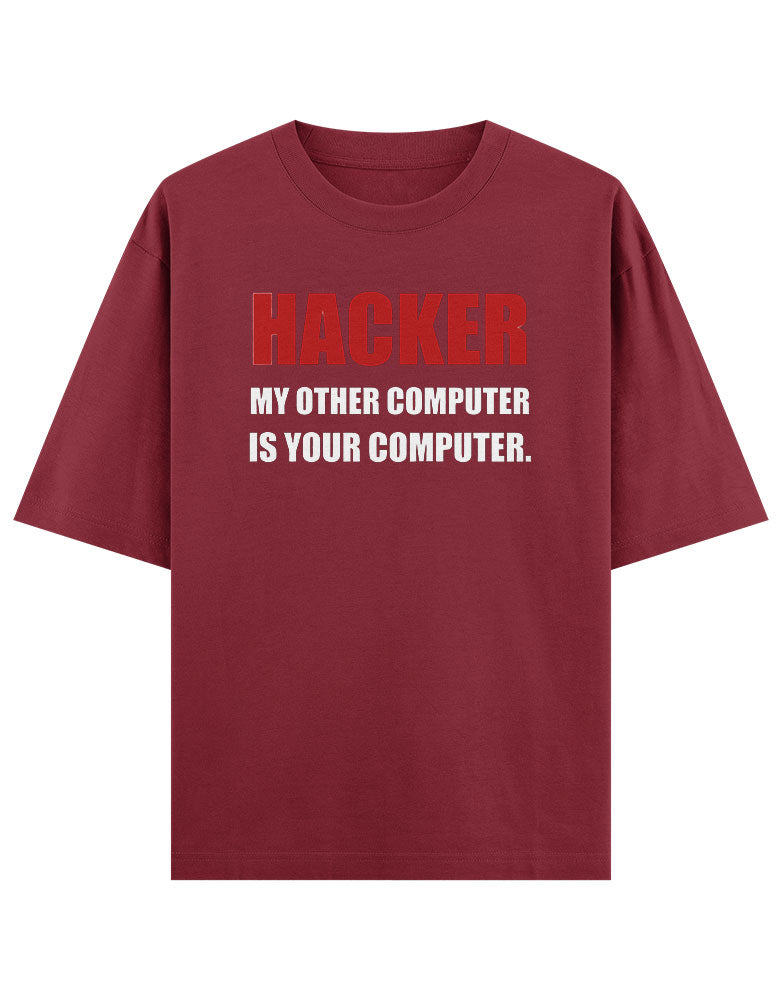 Hacker, My other computer is your computer T shirt for Ethical Hacker.