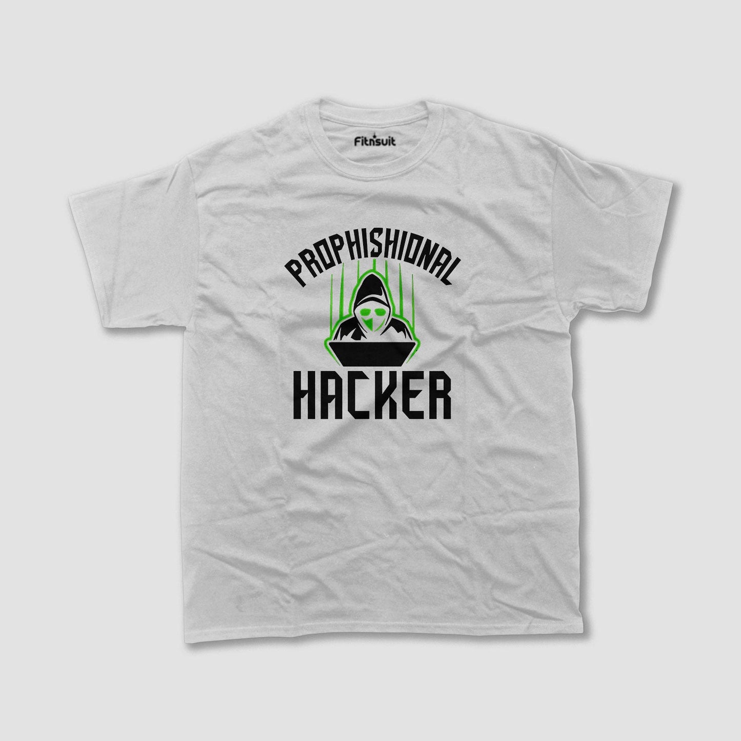 Prophishional Hacker with Hoodie Ethical Hacker T-Shirt