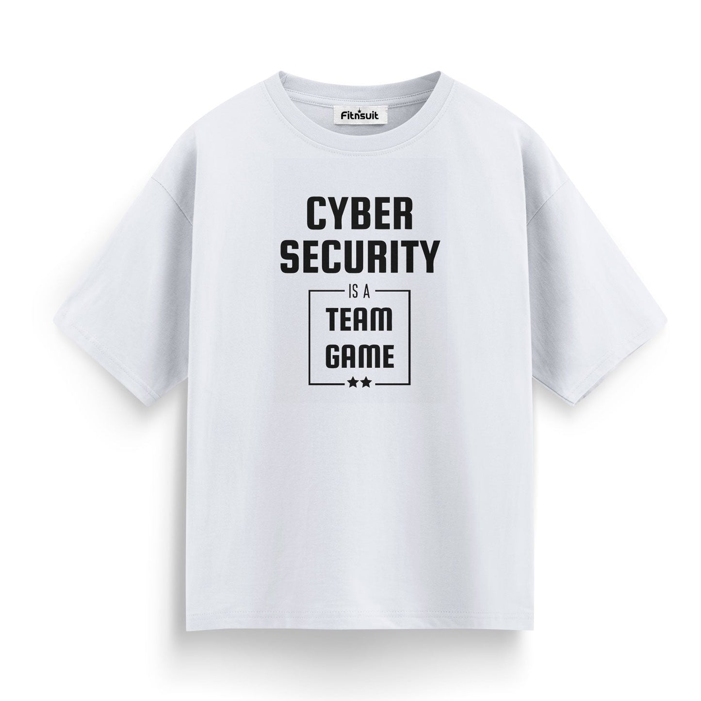 Cyber Security is a team game typography T shirt for Ethical Hacker.
