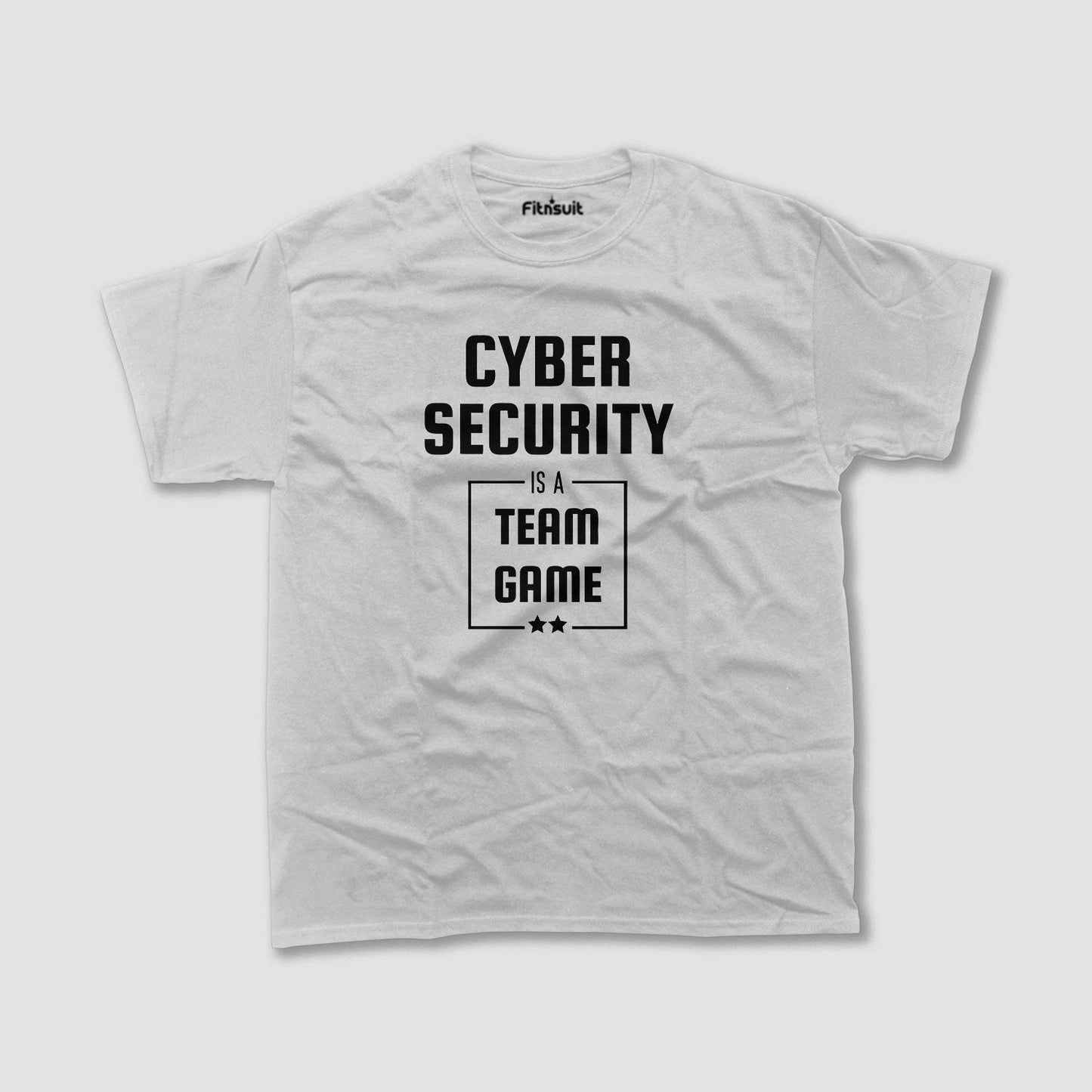 Cyber Security is a team game typography T shirt for Ethical Hacker.