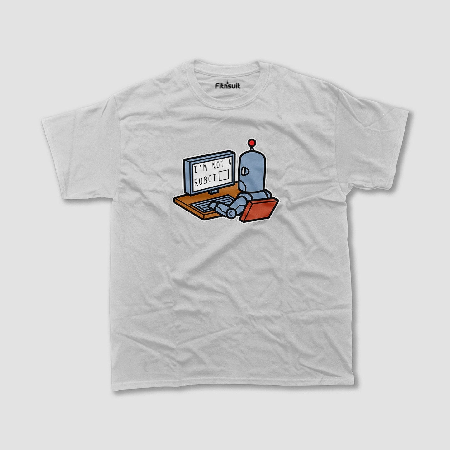 I’m Not a Robot Dev Desk Scene Ethical Hacker T-Shirt
