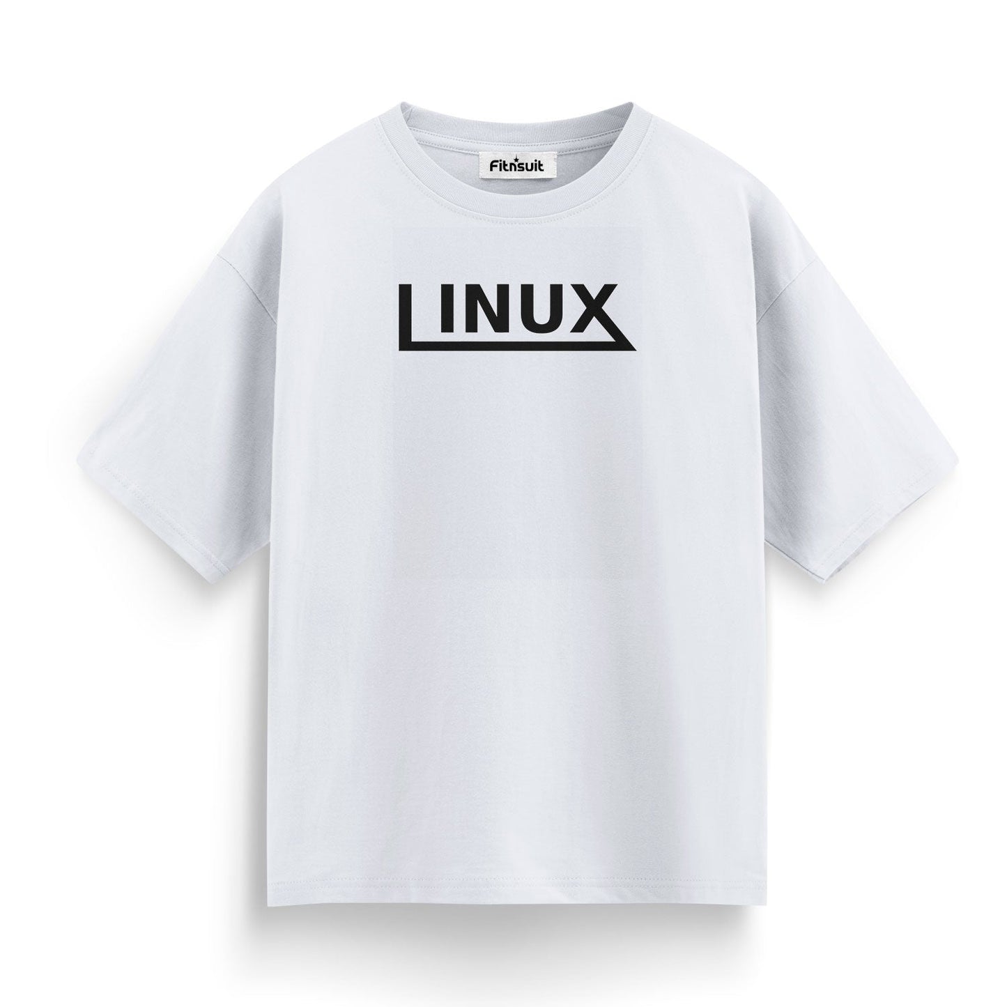 Simple Linux White on Black Text Ethical Hacker T-Shirt