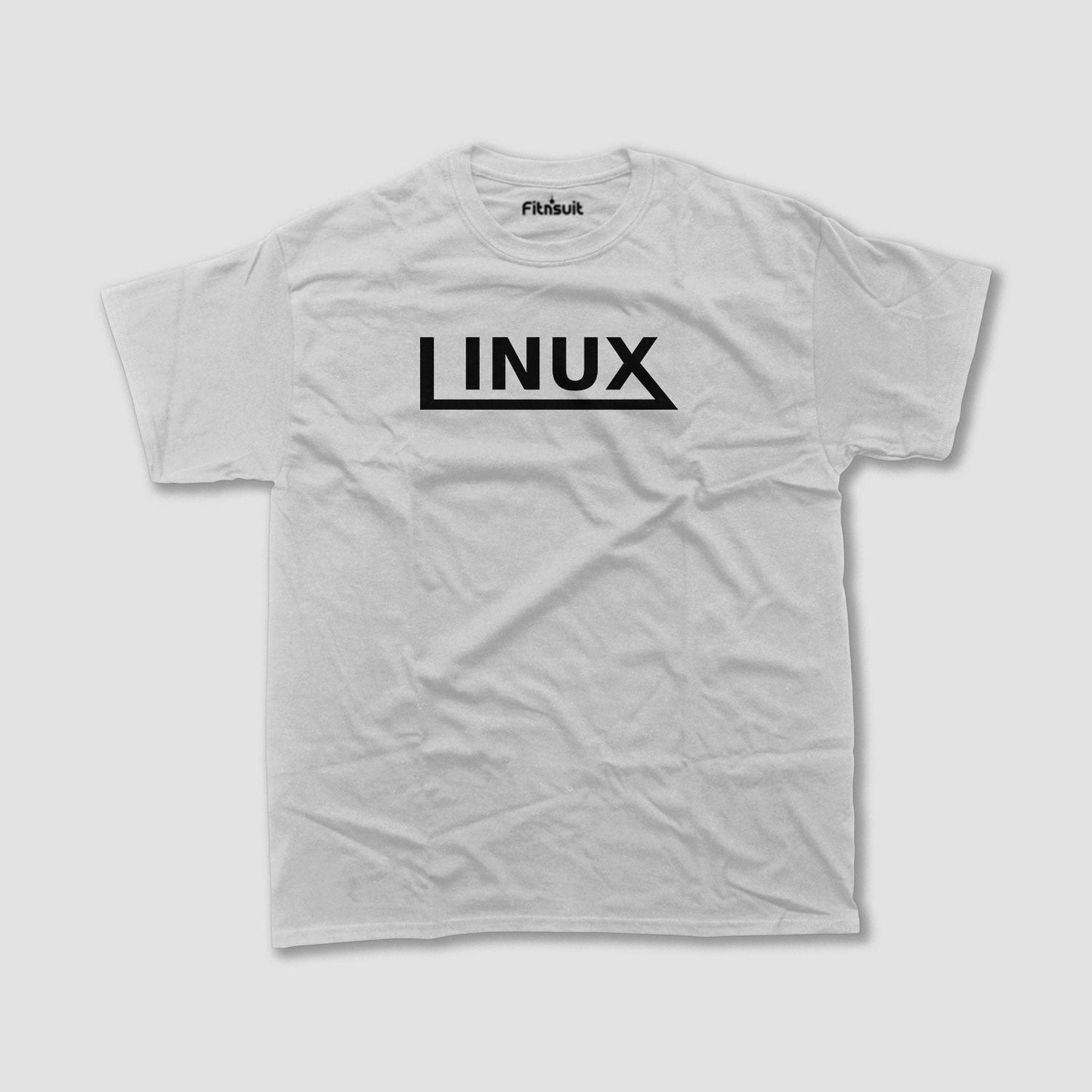 Simple Linux White on Black Text Ethical Hacker T-Shirt