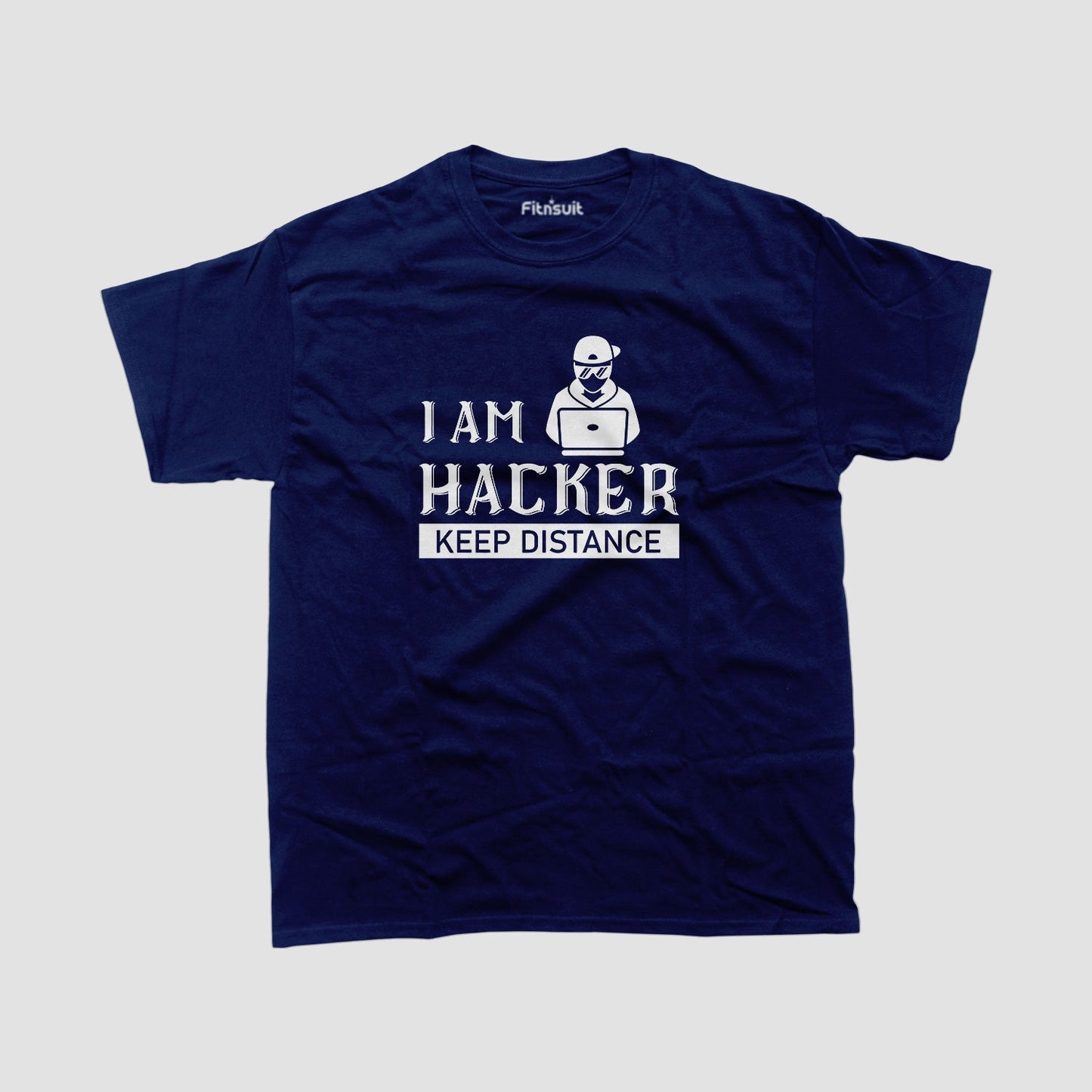 I Am Hacker – Keep Distance Ethical Hacker T-Shirt