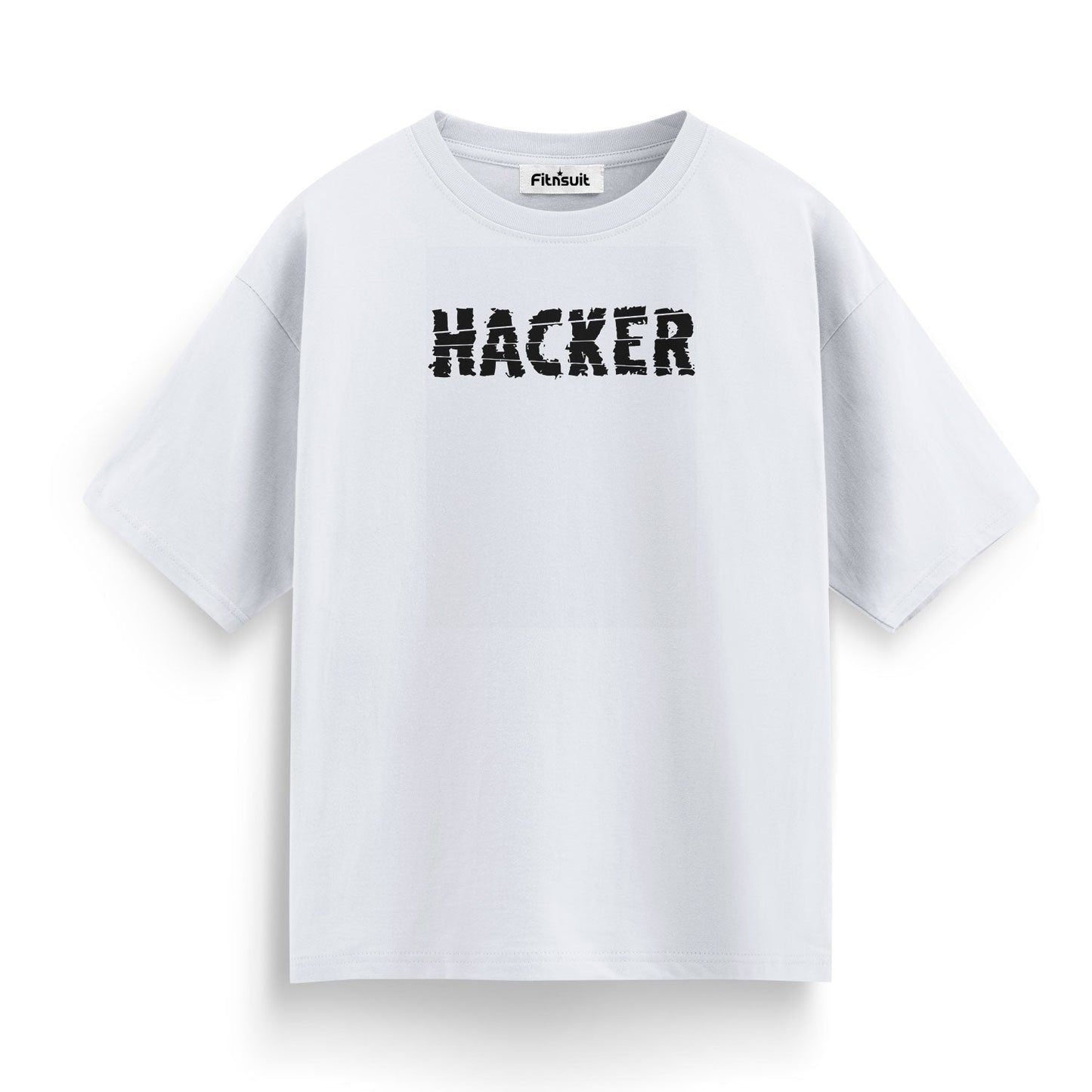 HACKER Pixel Text Design Ethical Hacker T-Shirt
