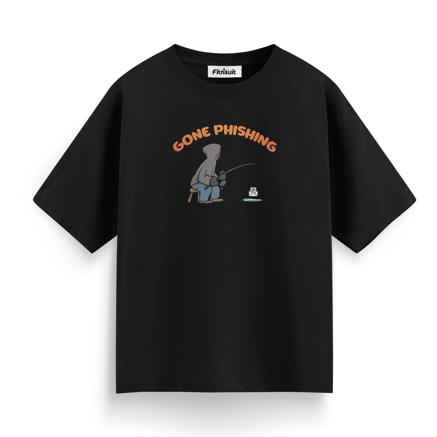 Gone Phishing – Hooked Computer Ethical Hacker T-Shirt