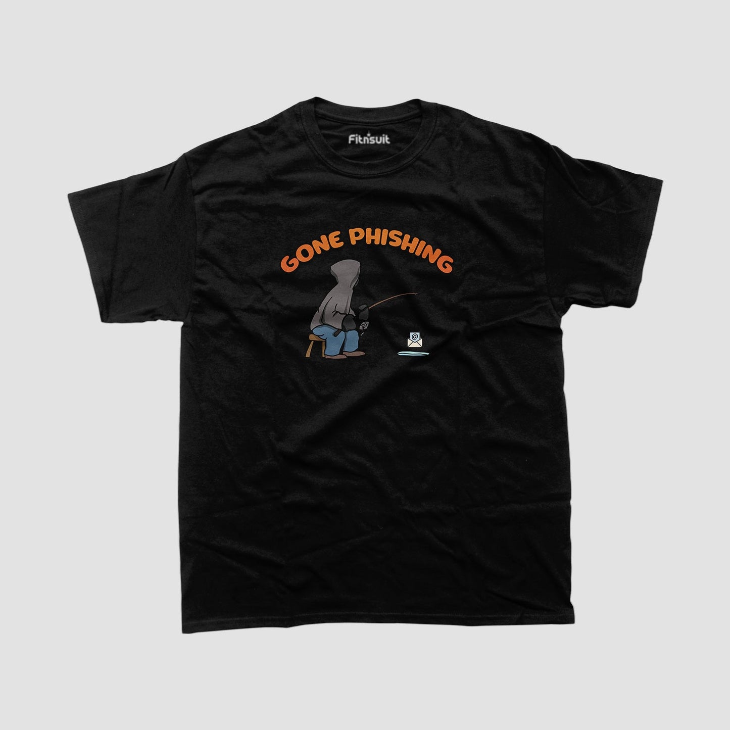 Gone Phishing – Hooked Computer Ethical Hacker T-Shirt