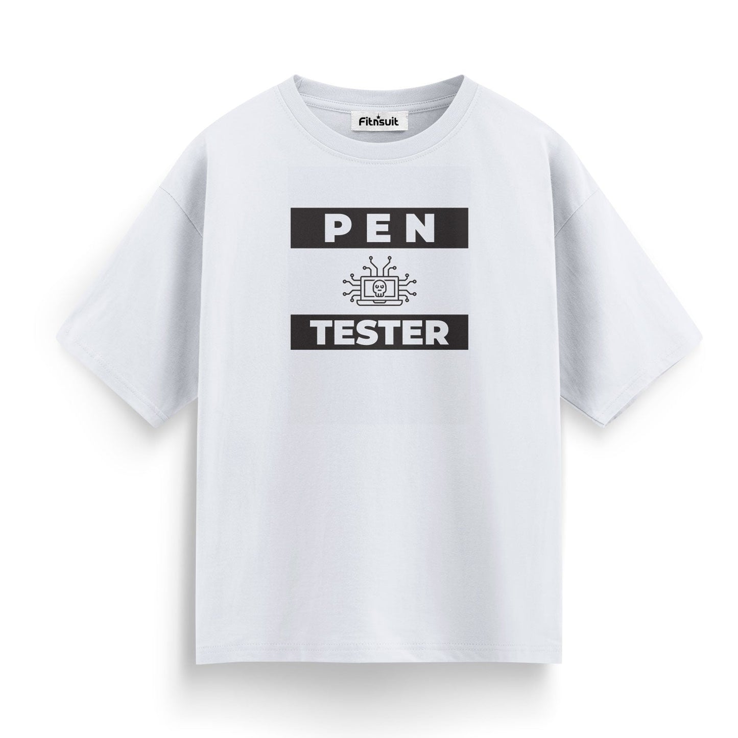 PEN TESTER Block Text Style Ethical Hacker T-Shirt