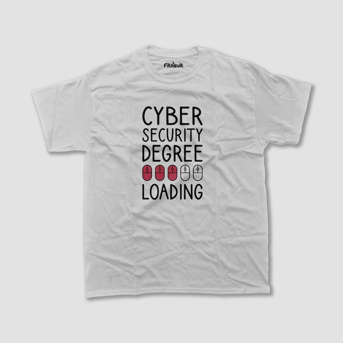 Cyber Security Degree Loading Funny Progress Ethical Hacker T-Shirt
