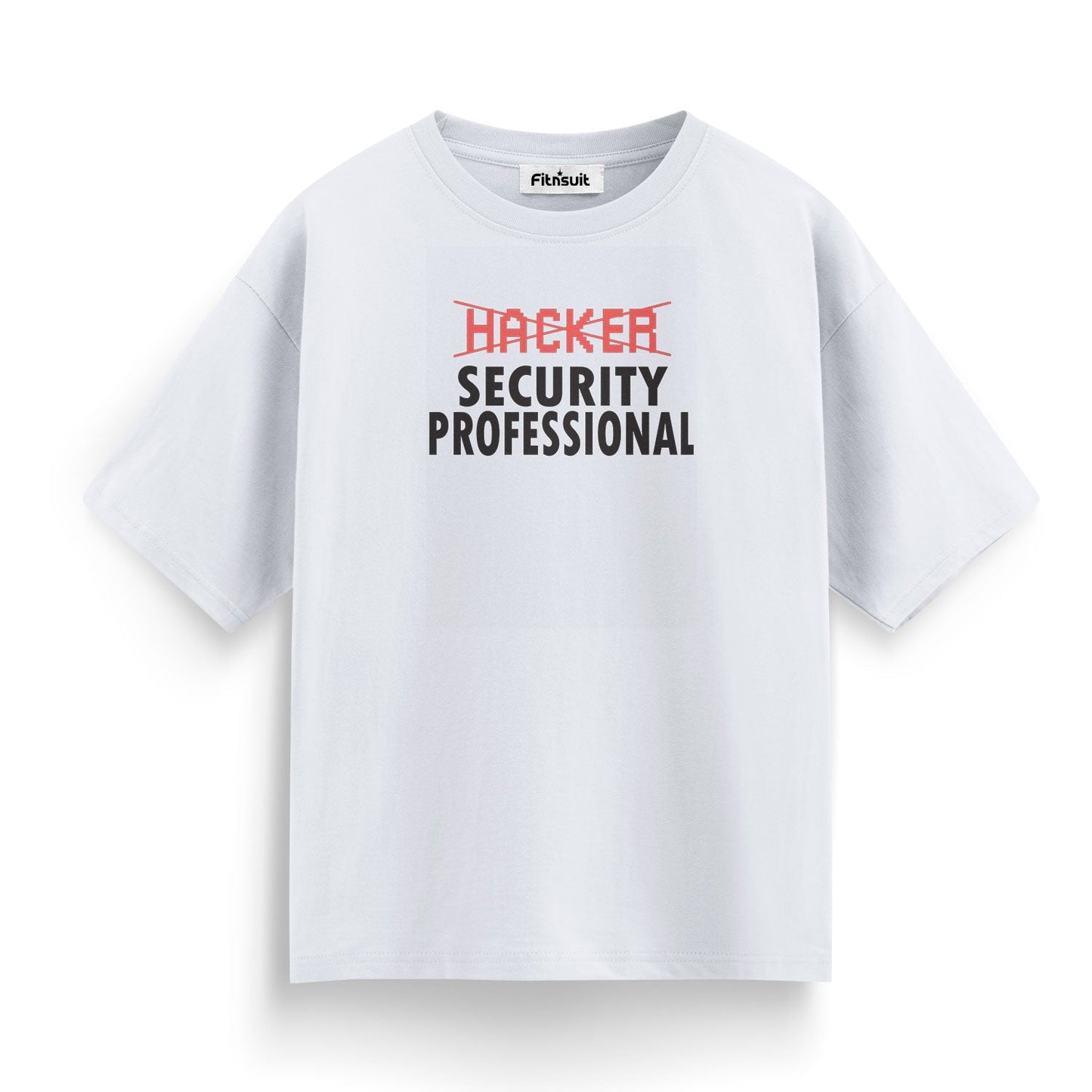 Hacker ~ Security Professional Crossed Text Ethical Hacker T-Shirt