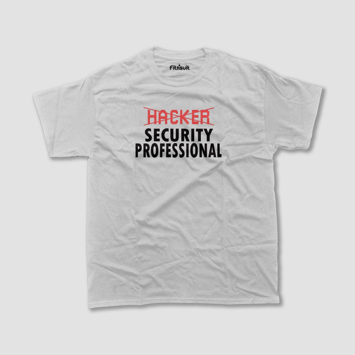 Hacker ~ Security Professional Crossed Text Ethical Hacker T-Shirt