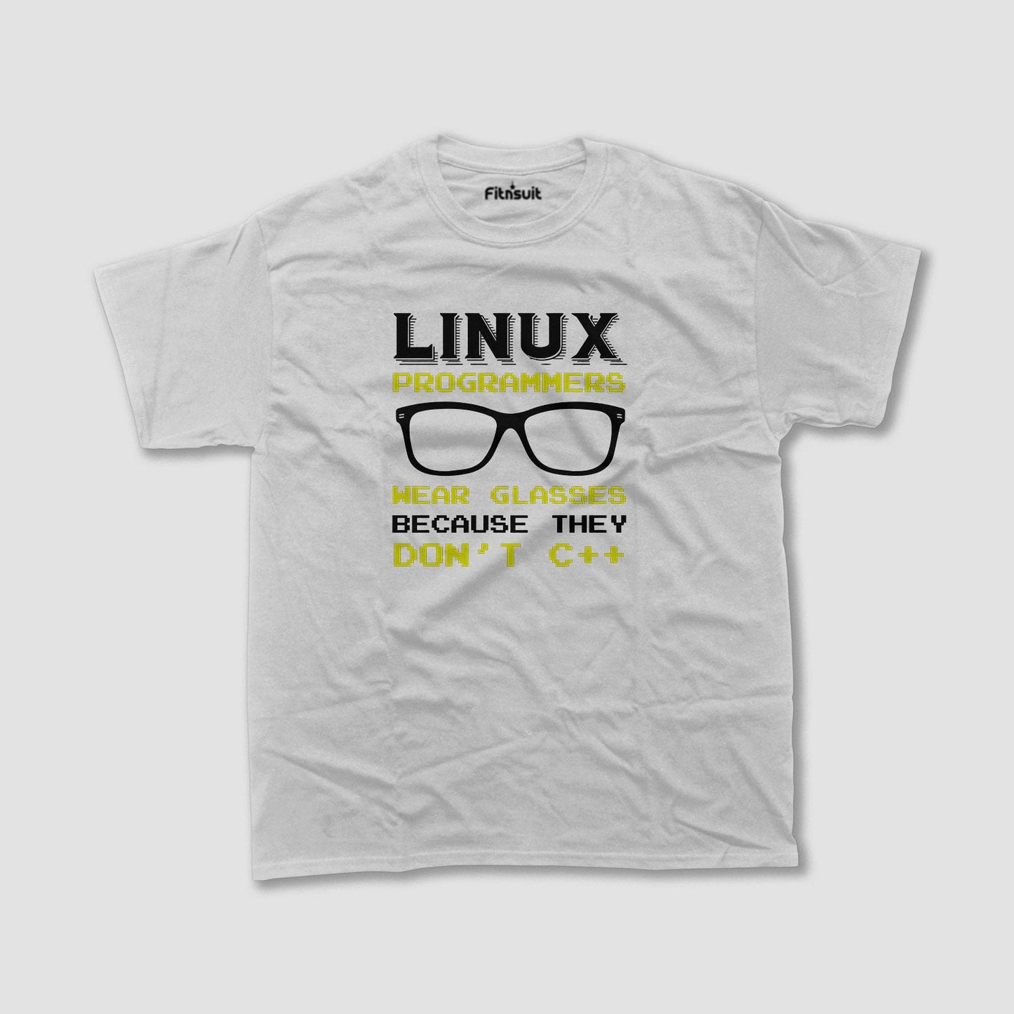 Linux Programmers Don’t C++ Glasses Joke Ethical Hacker T-Shirt