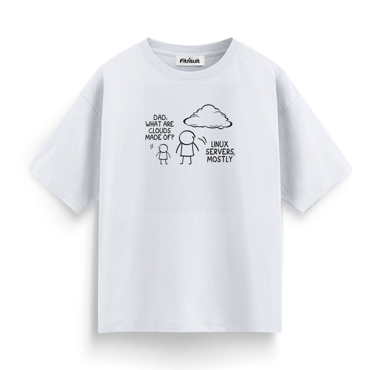 What Are Clouds Made Of? Linux Servers Mostly Ethical Hacker T-Shirt