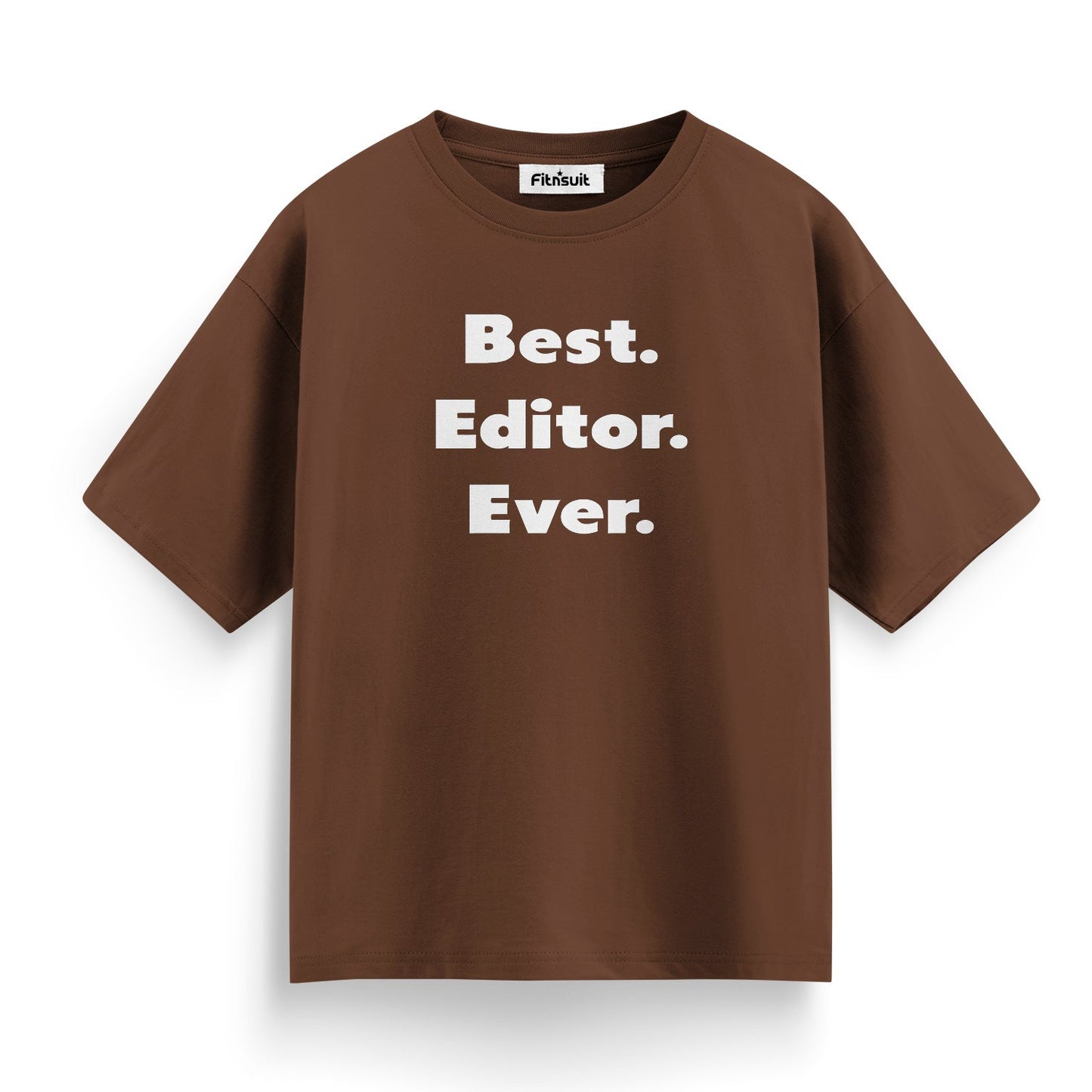Best Editor Ever Simple Typography T-Shirt for Video Editor