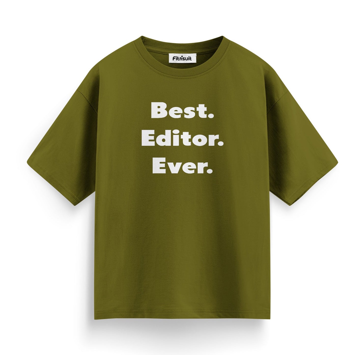 Best Editor Ever Simple Typography T-Shirt for Video Editor