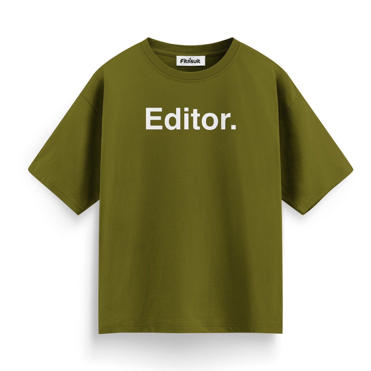 Editor Minimalist Typography T-Shirt for Video Editor
