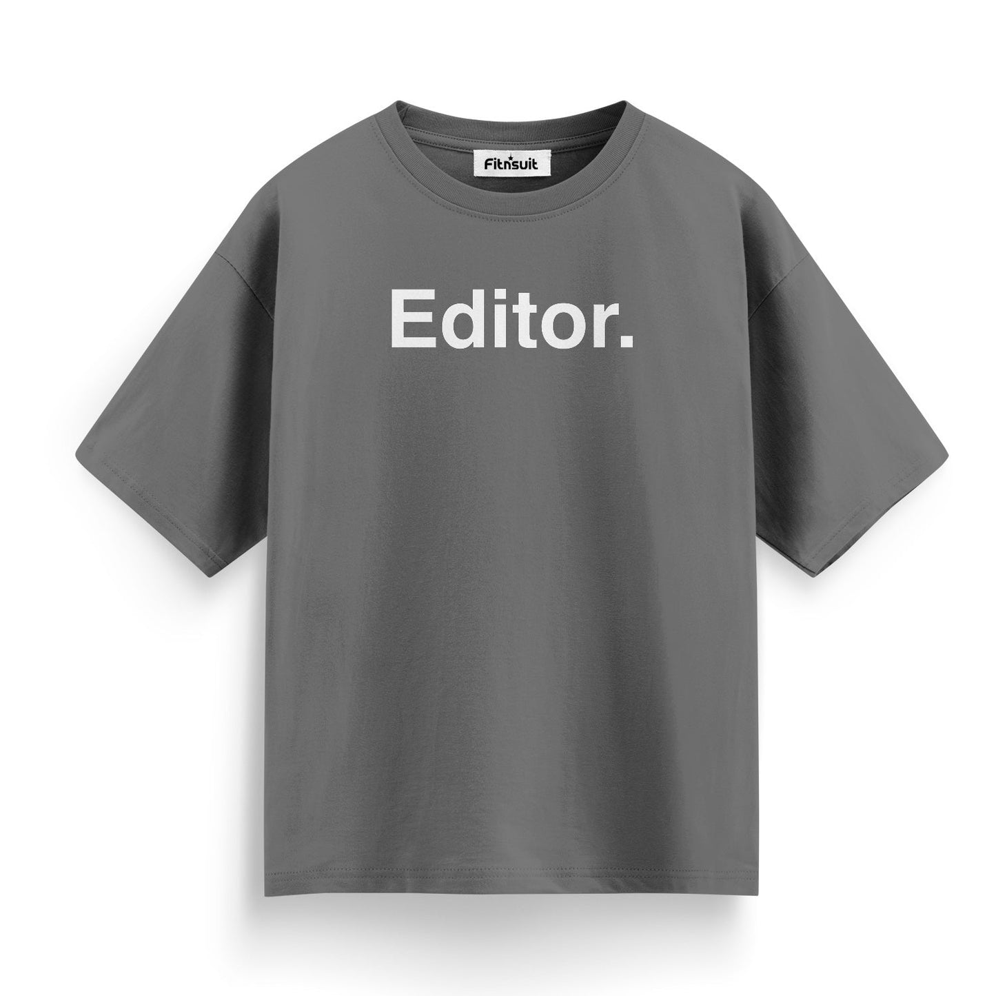 Editor Minimalist Typography T-Shirt for Video Editor