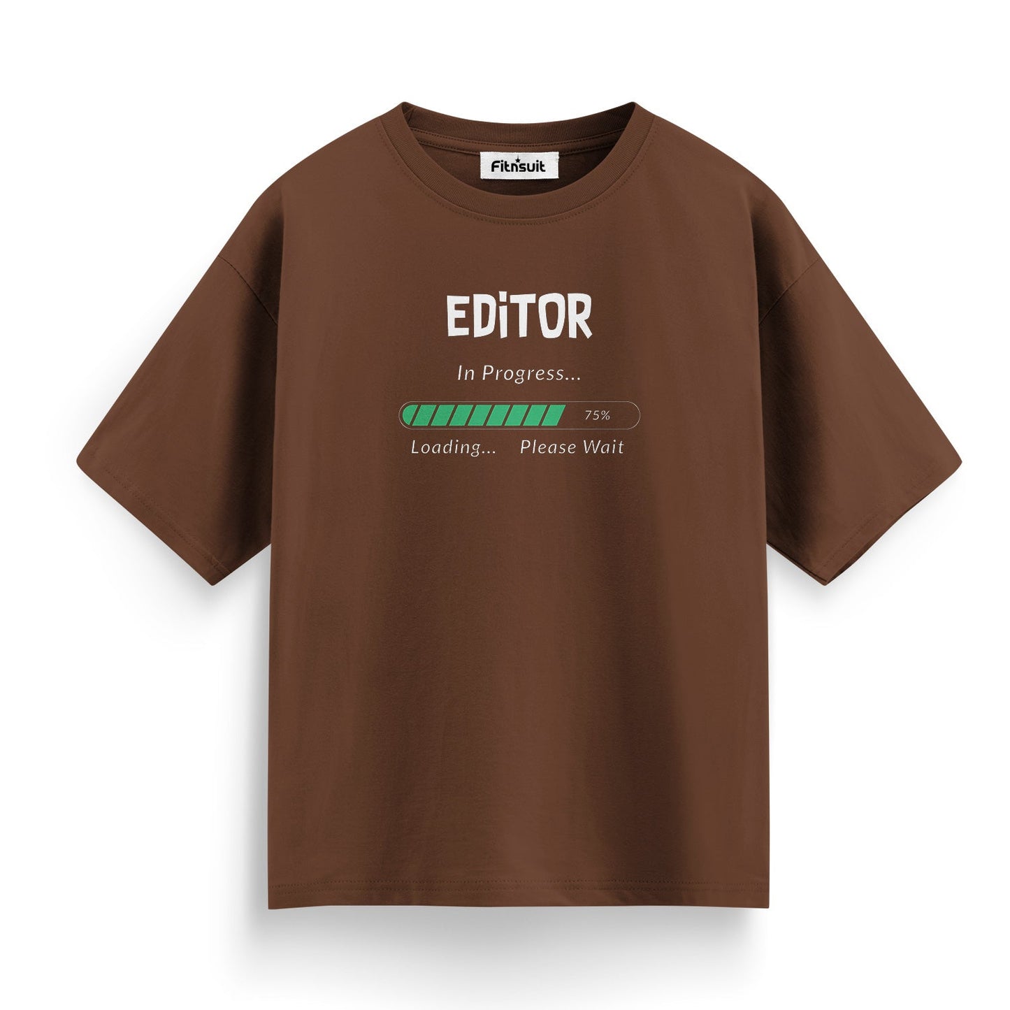 Editor In Progress Loading Bar T-Shirt for Video Editor